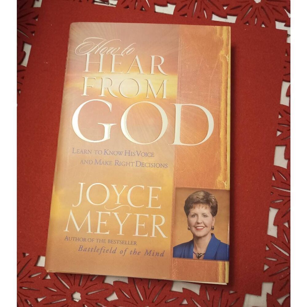 How to Hear From God: Joyce Myers ,hardcover book 2003. Christian spirituality